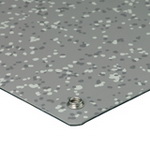 ROLL, RUBBER, FLR, NORASTAT,LT GREY, 2.5mm x 1.5 M x 1.2 M, 2 STUDS